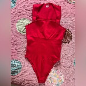 Chic Red Women's Bodysuit
